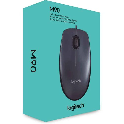 Logitech M90 Souris Filaire USB, Suivi Optique 1000 PPP, Ambidextre, Compatible avec PC/Mac/Portable – Image 5