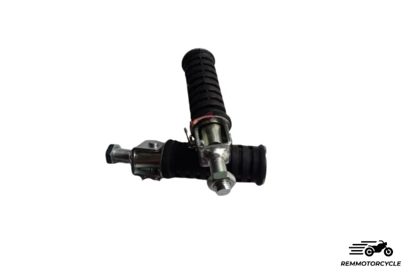 Cales pieds moto caoutchouc avec supports – Image 2